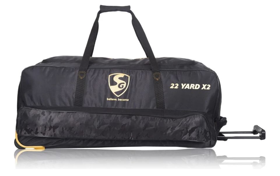 SG CRICKET BAG KIT 22 YARD X2 W/WHEEL