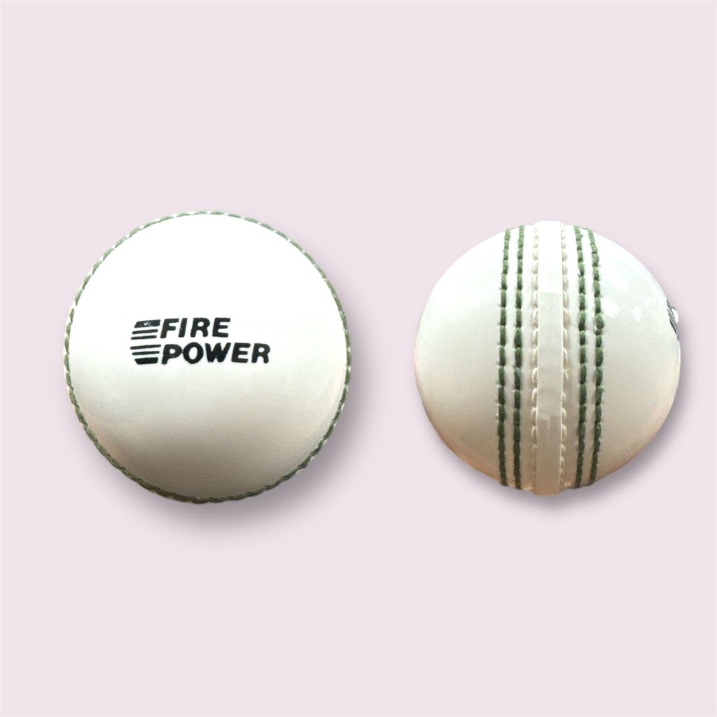 LMB FIREPOWER CRICKET BALL INCREDIBALL PVC WHITE (90g)