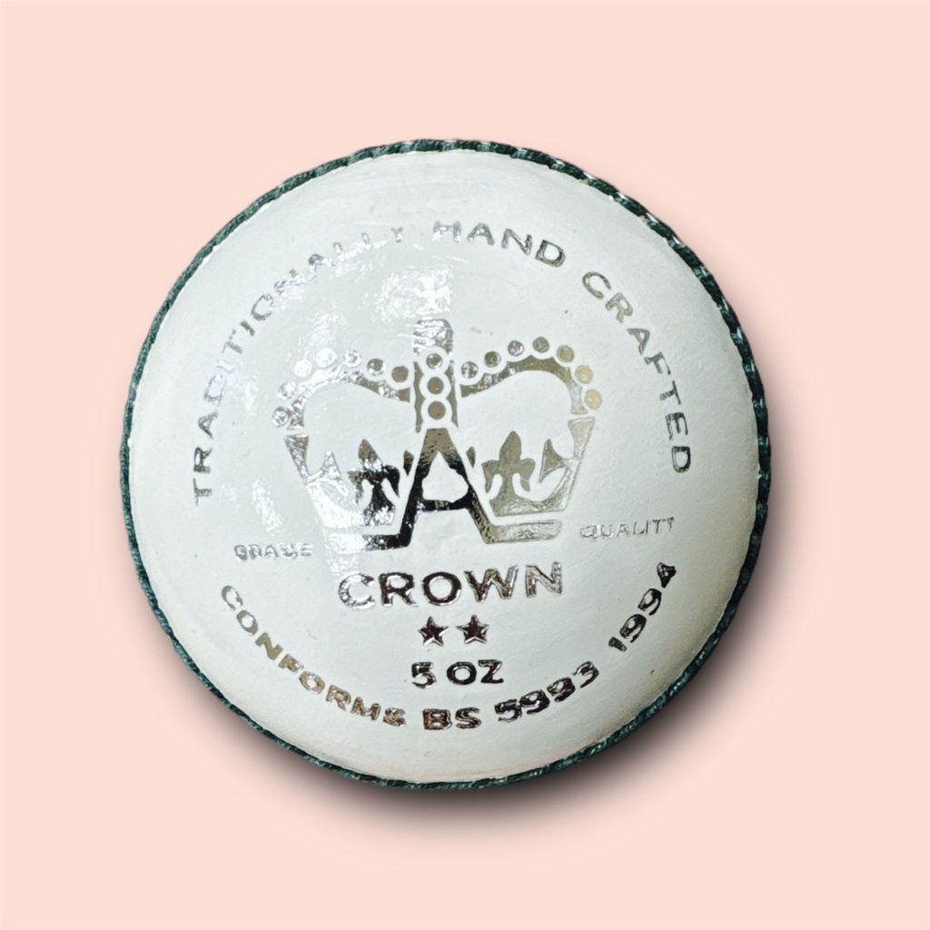 GRAY NICOLLS CRICKET BALL CROWN 2 STAR WOMENS WHITE - 142g