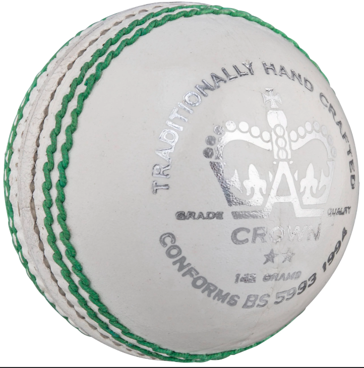 GRAY NICOLLS CRICKET BALL CROWN 2 STAR MENS WHITE - 156g
