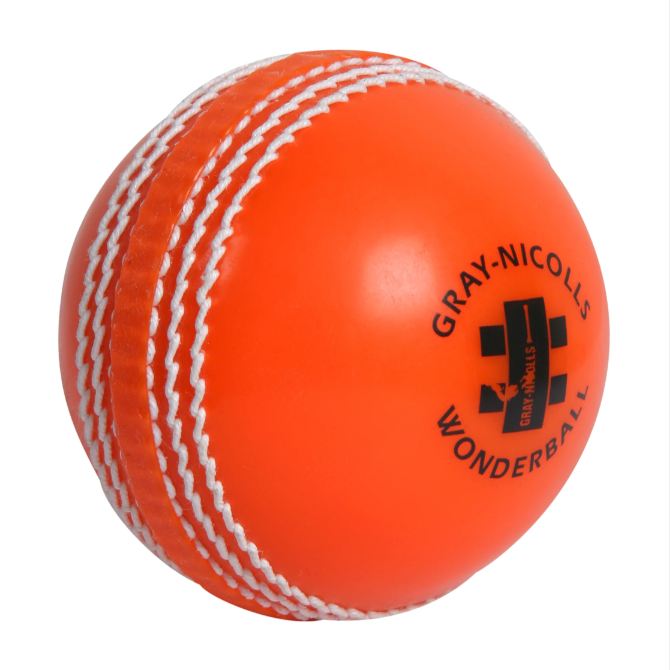 GRAY NICOLLS CRICKET BALL WONDERBALL ORANGE - 156G