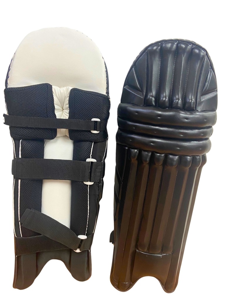 BSG LEG GUARD BATTING BLACK - ADULT