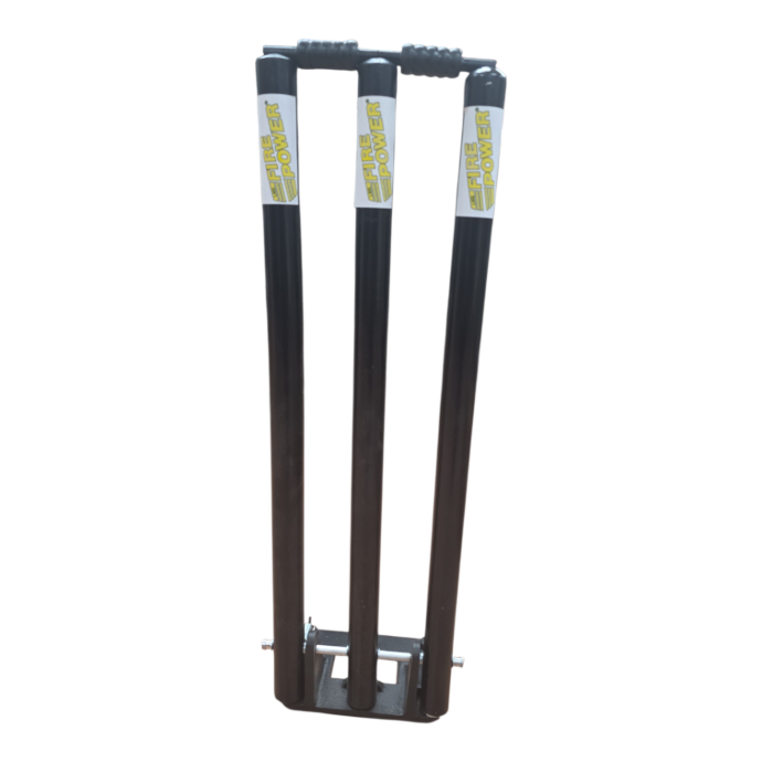 BSG LMB CRICKET STUMP SPRING RETURN METAL BASE W/BAIL BALCK 1 SIDE