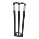 BSG LMB CRICKET STUMP SPRING RETURN METAL BASE W/BAIL BALCK 1 SIDE