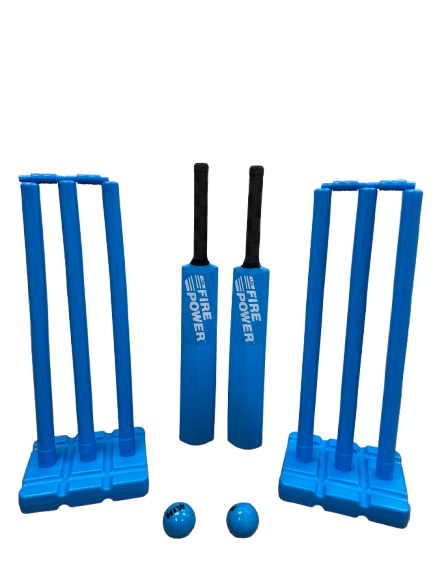 LMB FIREPOWER CRICKET SET PVC DOUBLE SIDE BLUE