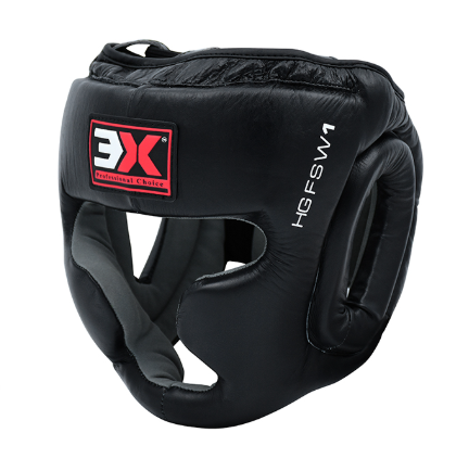 3X BOXING LEATHER HEADGEAR