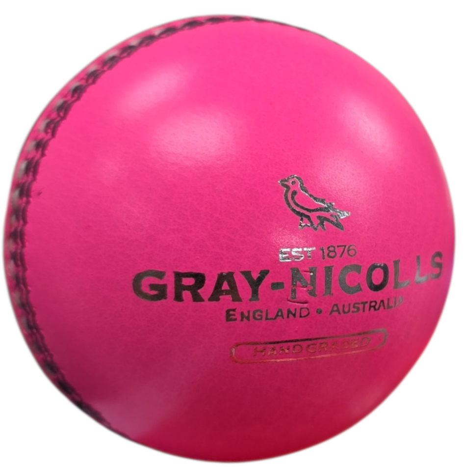 GRAY NICOLLS CRICKET BALL CREST ACADEMY PINK 156 G
