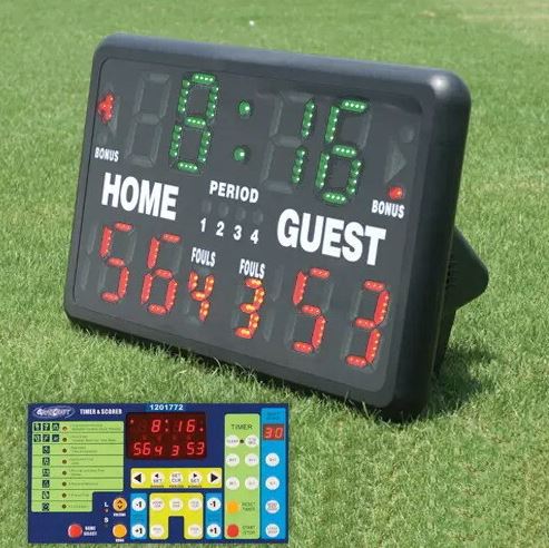 BSG CRICKET SCORE BOARD INDOOR/ OUTDOOR TIME/SCORE REFURBISHED