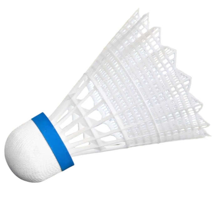 BSG BADMINTON CLUB 100 SHUTTLECOCKS WHITE MED SPEED 6PK