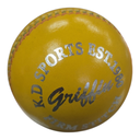 BSG CRICKET YELLOW LEATHER BALL (GRIFFIN) INDOOR 115G
