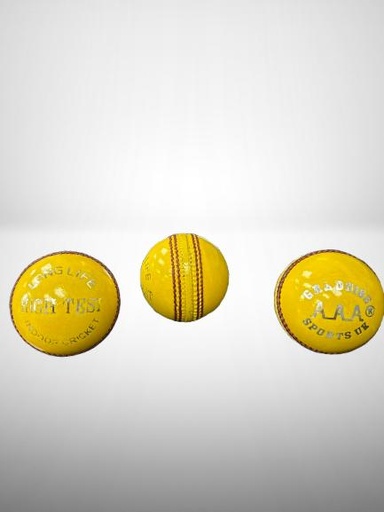 GRADDIGE HIGH TEST CRICKET BALL INDOOR AAA YELLOW-142G