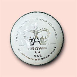 GRAY NICOLLS CRICKET BALL CROWN 2 STAR WOMENS WHITE - 142g