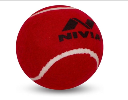 NIVIA CRICKET TENNIS BALLS RED