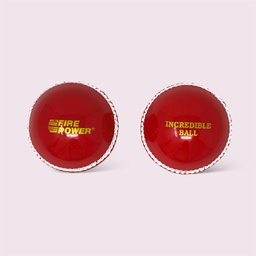 LMB FIREPOWER CRICKET BALL INCREDIBLE PVC RED (90g)