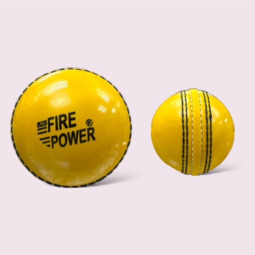 LMB FIREPOWER CRICKET BALL INCREDIBALL PVC 125g YELLOW