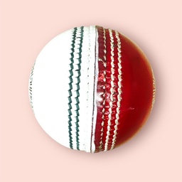 HILLRICH CRICKET BALL RED/WHITE PRATICE BALL 142G