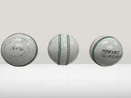 LMB FIREPOWER CRICKET BALL LEATHER WOMEN OUTDOOR WHITE 142G