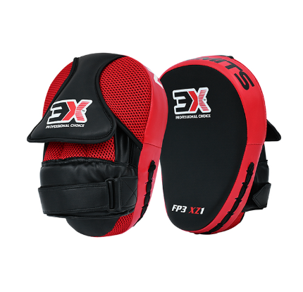 3X BOXING FOCUS PAD PRO CHOICE RED & BLACK