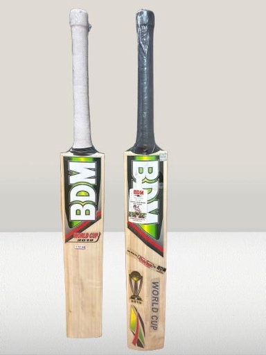 BDM Cricket Bat English Willow World Cup SH