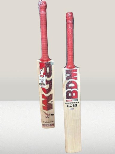 BDM Cricket Bat English Willow Boss SH