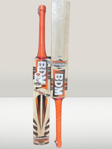 BDM Cricket Bat English Willow Nurtured In India 	 Admiral Jumbo