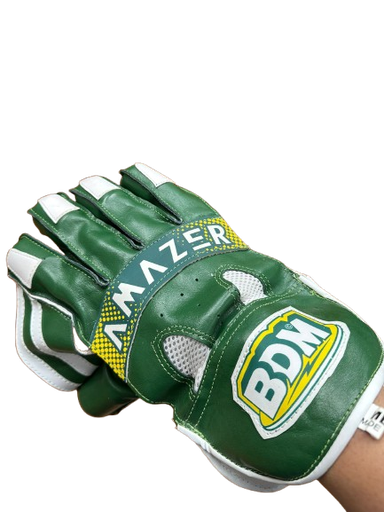 BDM Cricket wicket keping Gloves Amazer ADULT