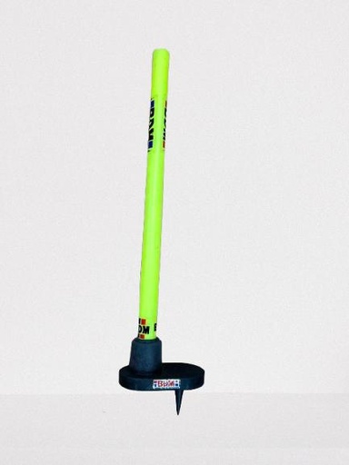 BDM CRICKET TARGET STUMPS WITH BASE (METAL)