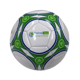 DUN RUN PRIME TAX LOGO SOCCER BALL