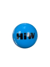 HIW CRICKET BALL RUBBER BLUE 90 G