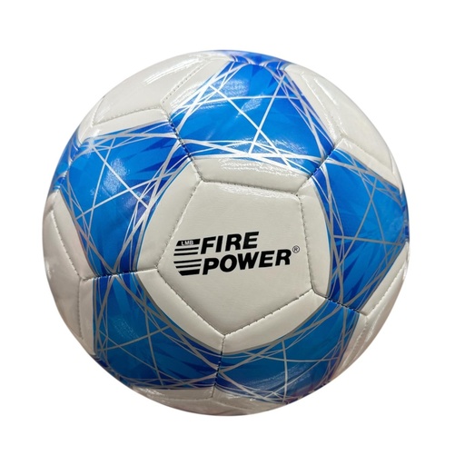 LMB FIREPOWER SOCCER BALL BLUE/WHITE