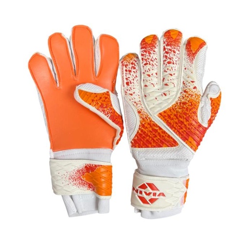 NIVIA FINGER SAVIOUR GOAL KEEPER GLOVES ORANGE