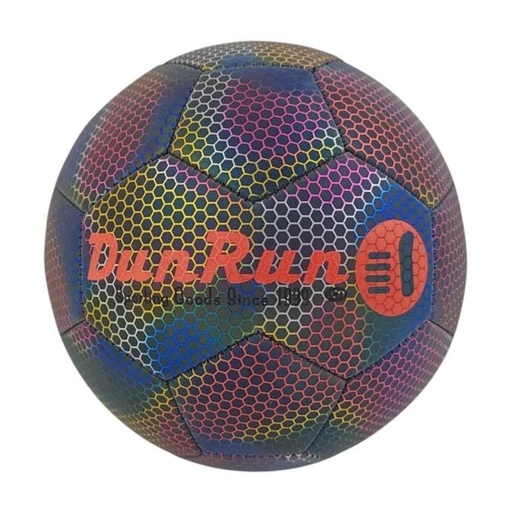 DUN RUN SOCCER BALL MACHINE STITCHED REFLECTIVE SIZE 5